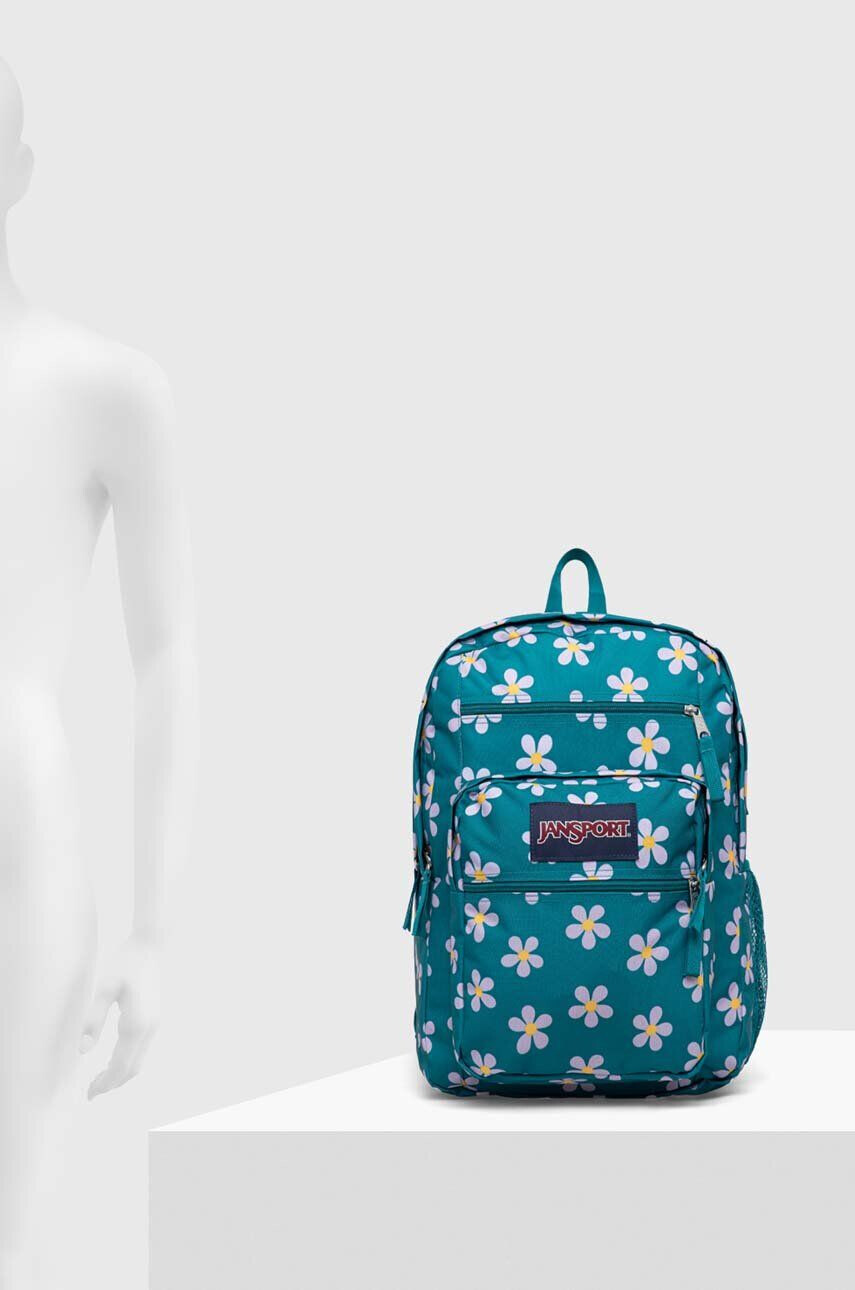 Jansport Batoh zelená barva velký vzorovaný - Pepit.cz