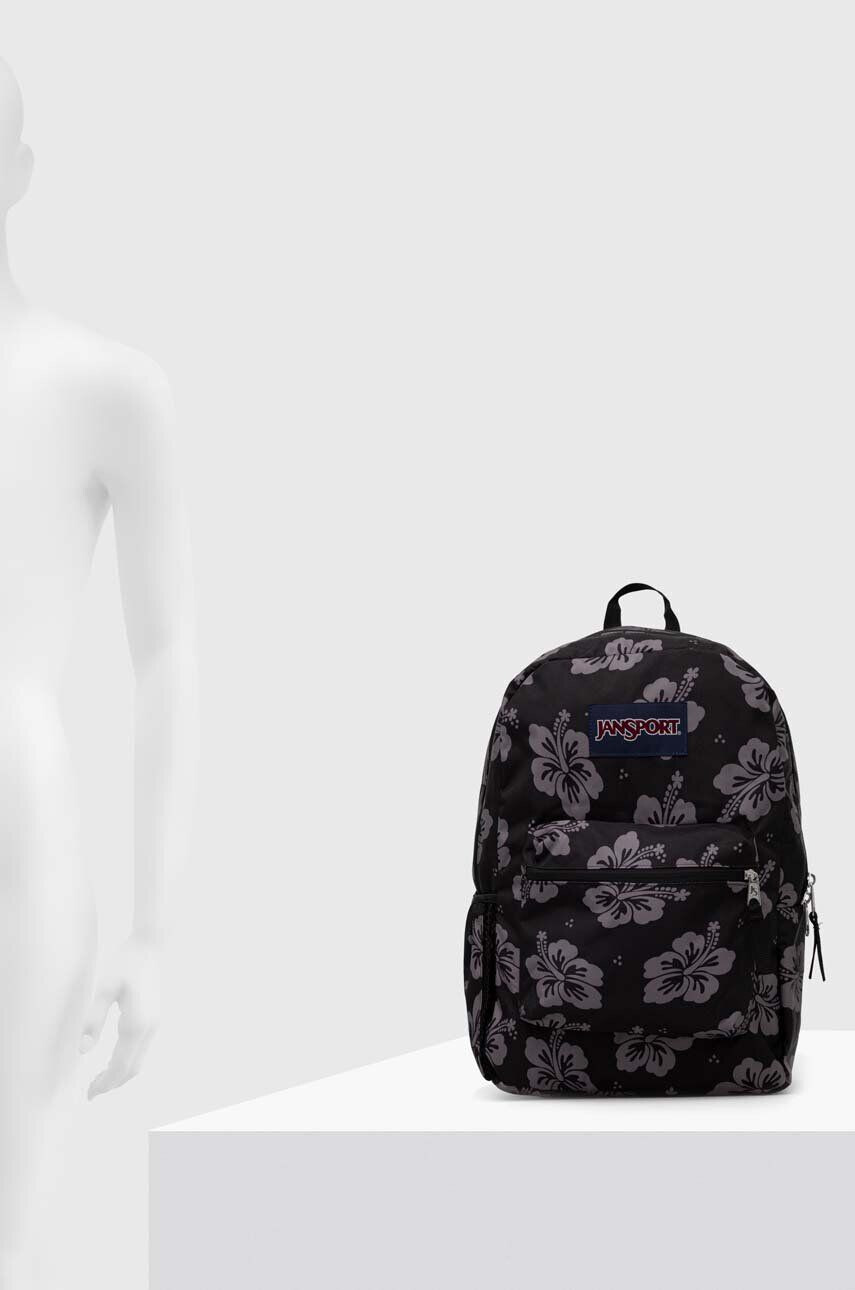 Jansport Batoh černá barva velký vzorovaný - Pepit.cz