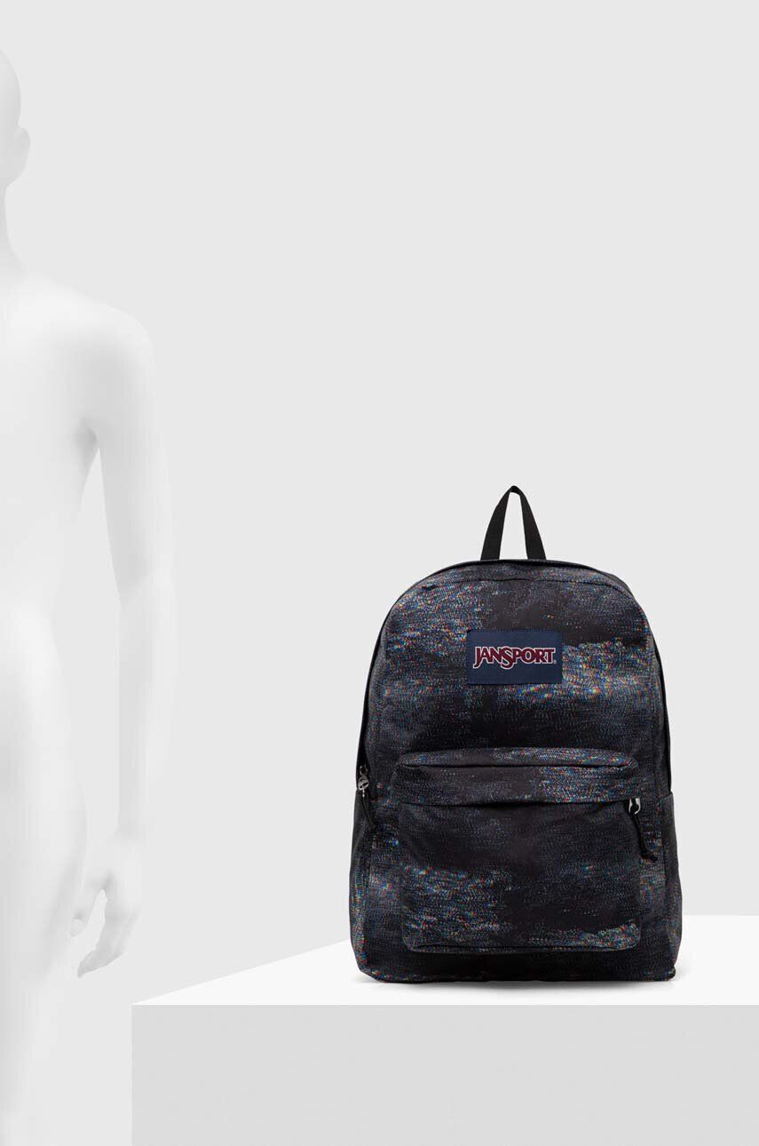 Jansport Batoh černá barva velký vzorovaný - Pepit.cz