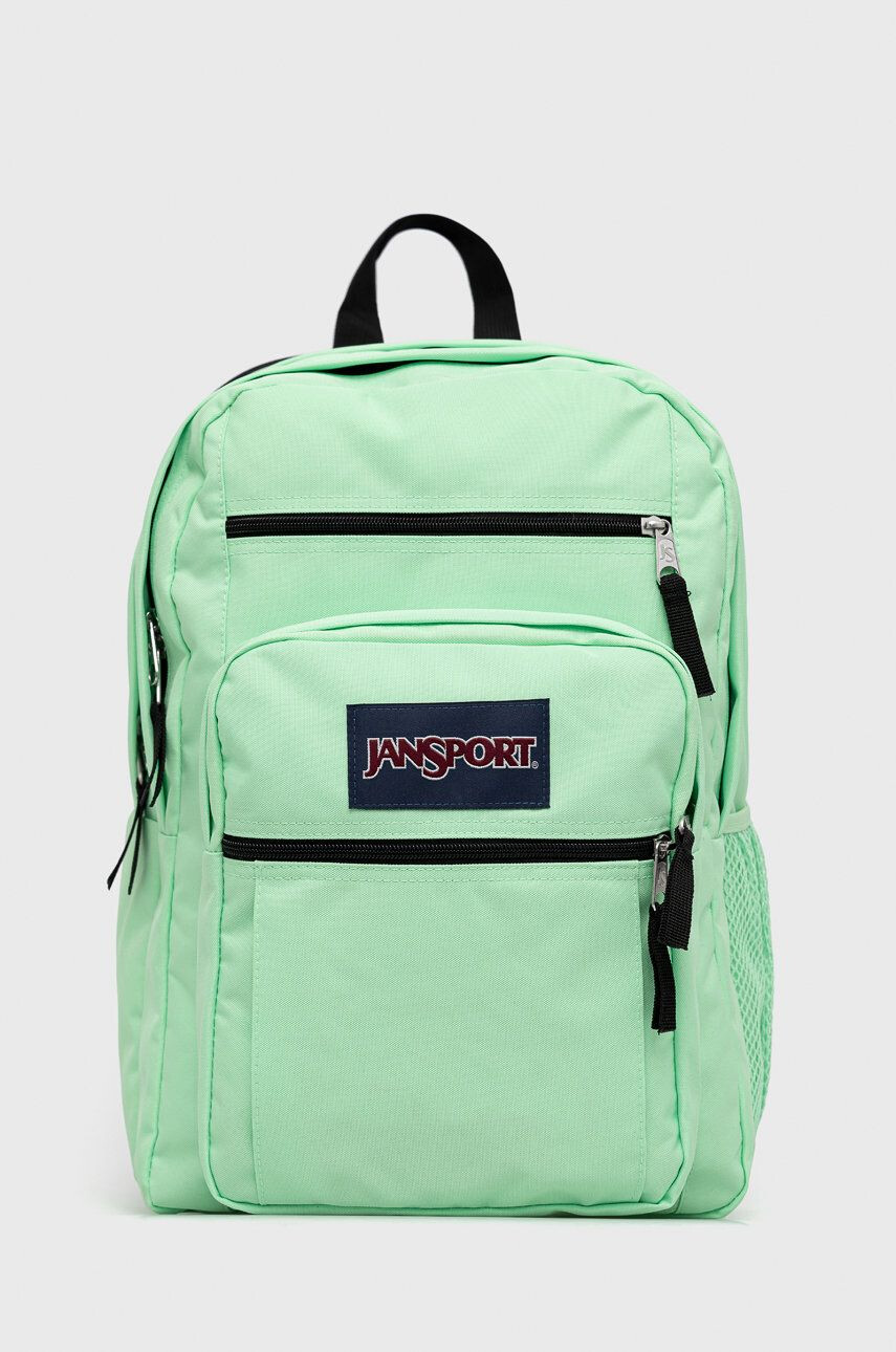 Jansport Batoh zelená barva velký s aplikací - Pepit.cz