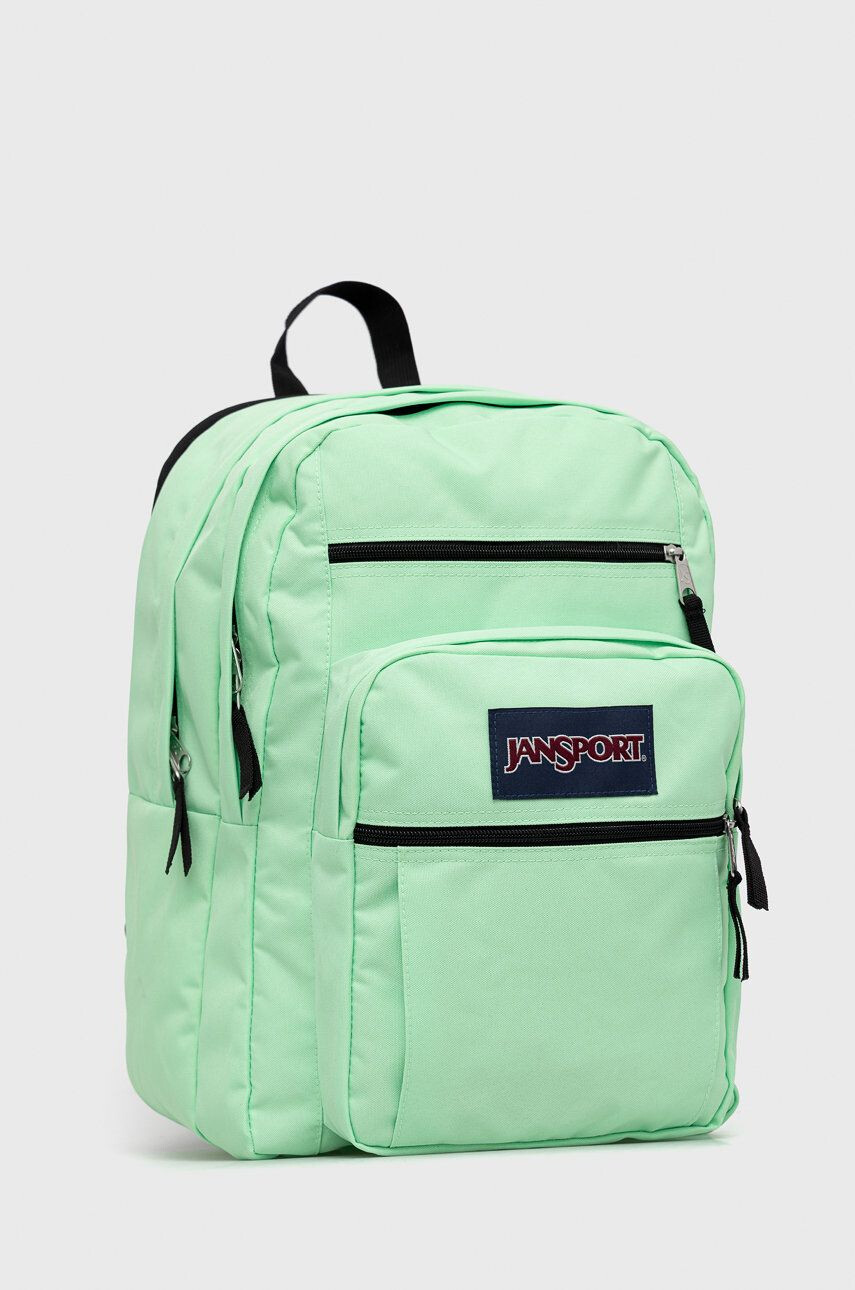 Jansport Batoh zelená barva velký s aplikací - Pepit.cz