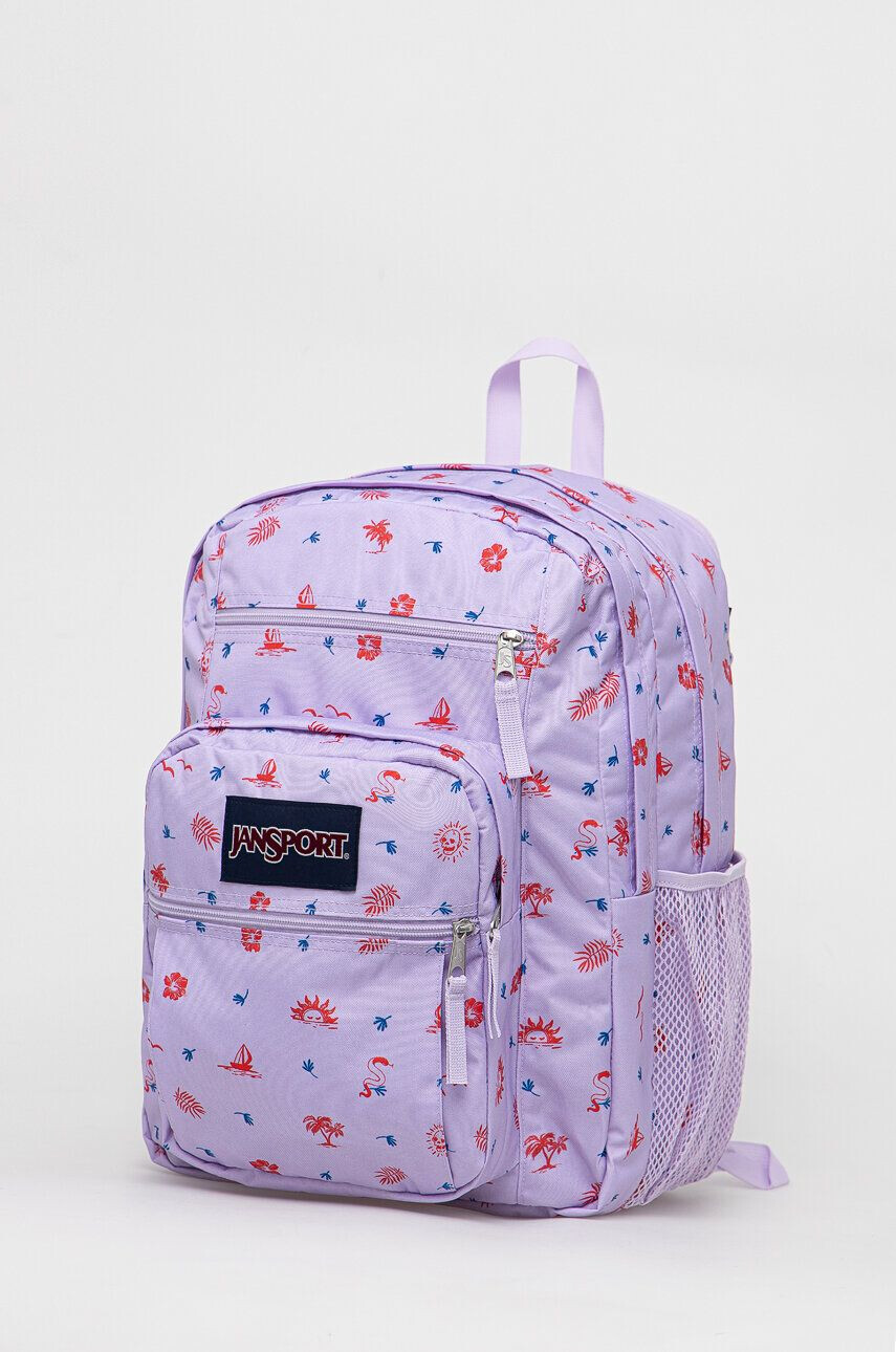 Jansport Batoh fialová barva velký vzorovaný - Pepit.cz