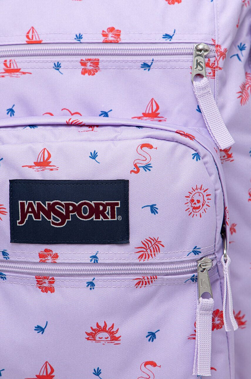 Jansport Batoh fialová barva velký vzorovaný - Pepit.cz