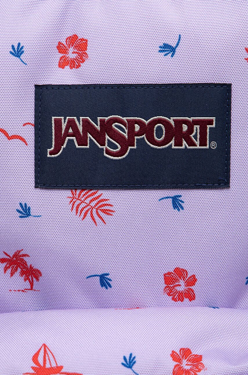 Jansport Batoh fialová barva velký vzorovaný - Pepit.cz