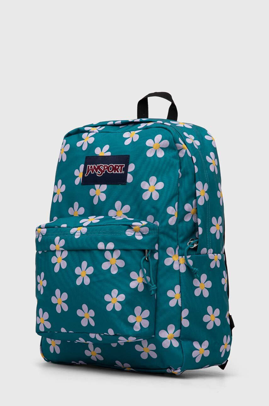 Jansport Batoh zelená barva velký vzorovaný - Pepit.cz