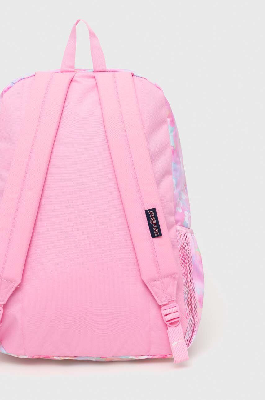 Jansport Batoh růžová barva velký vzorovaný - Pepit.cz