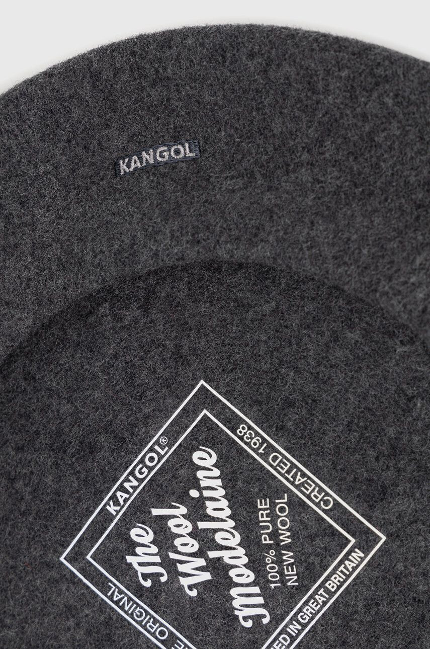 Kangol Baret šedá barva vlněný 3388BC.DF026-DF026 - Pepit.cz