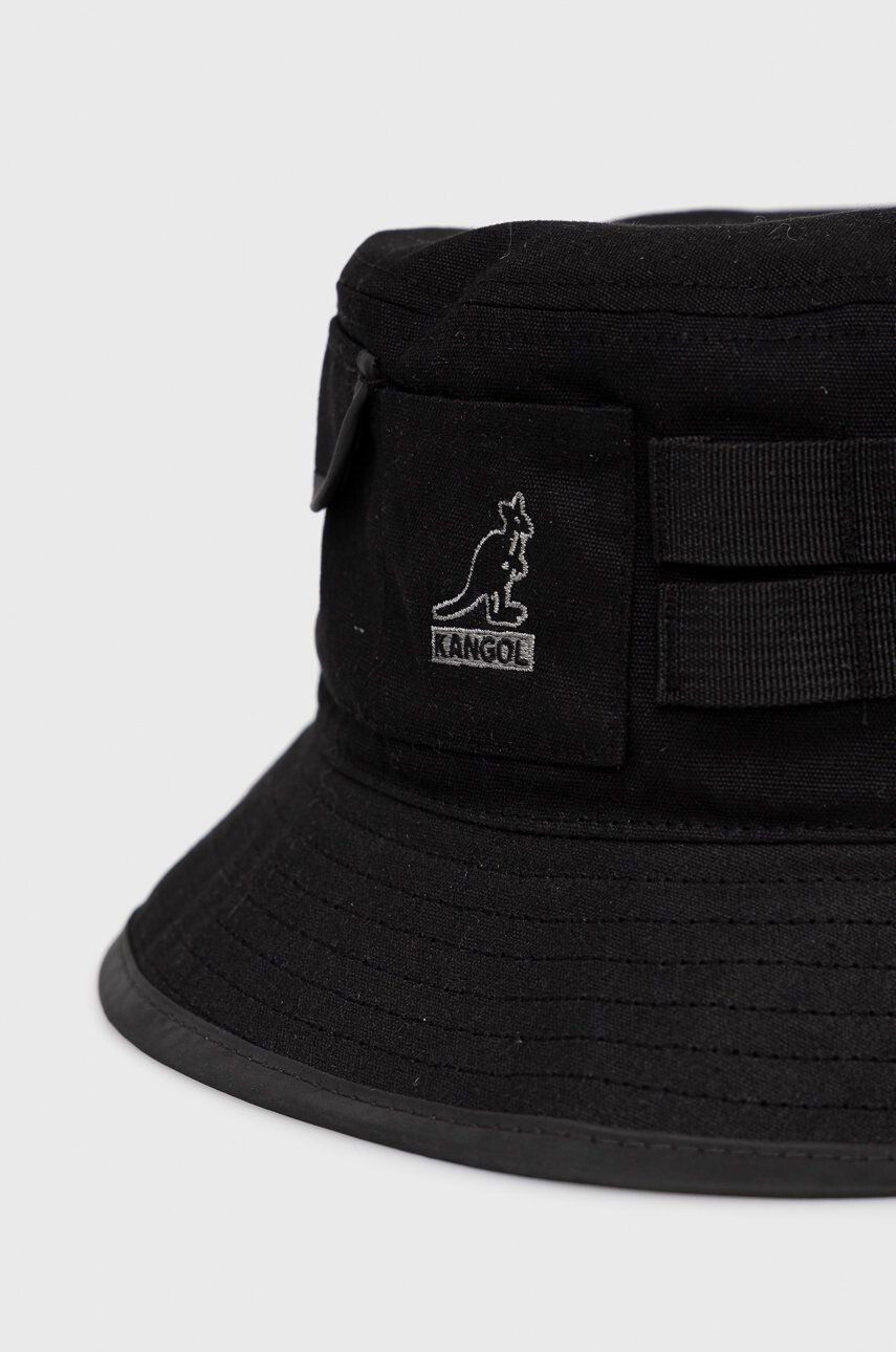 Kangol Bavlněný klobouk černá barva bavlněný K5328.BK001-BK001 - Pepit.cz