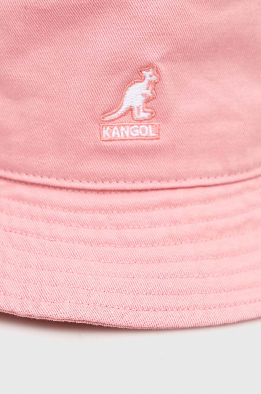 Kangol Bavlněná čepice růžová barva - Pepit.cz