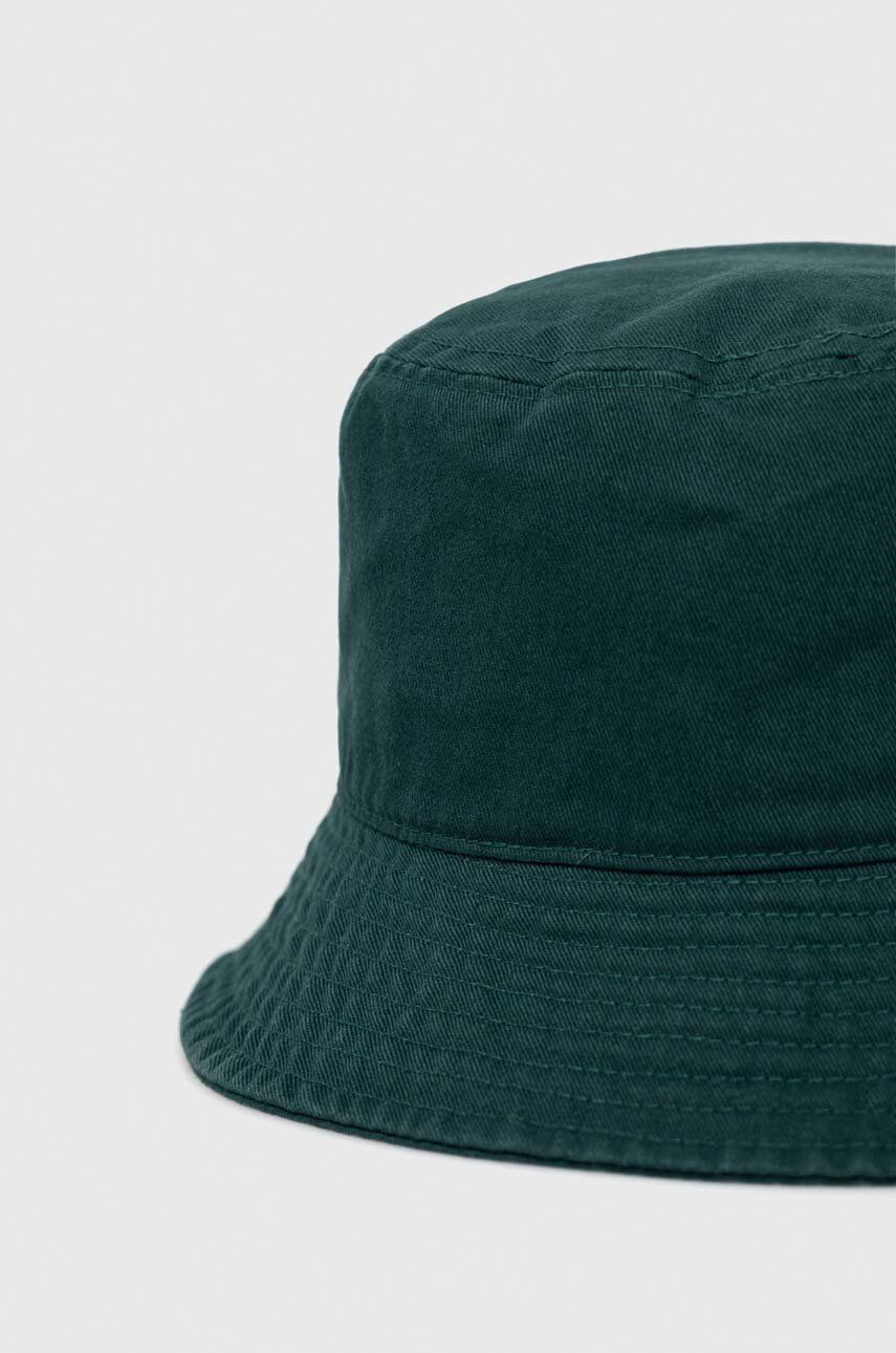 Kangol Bavlněná čepice zelená barva - Pepit.cz