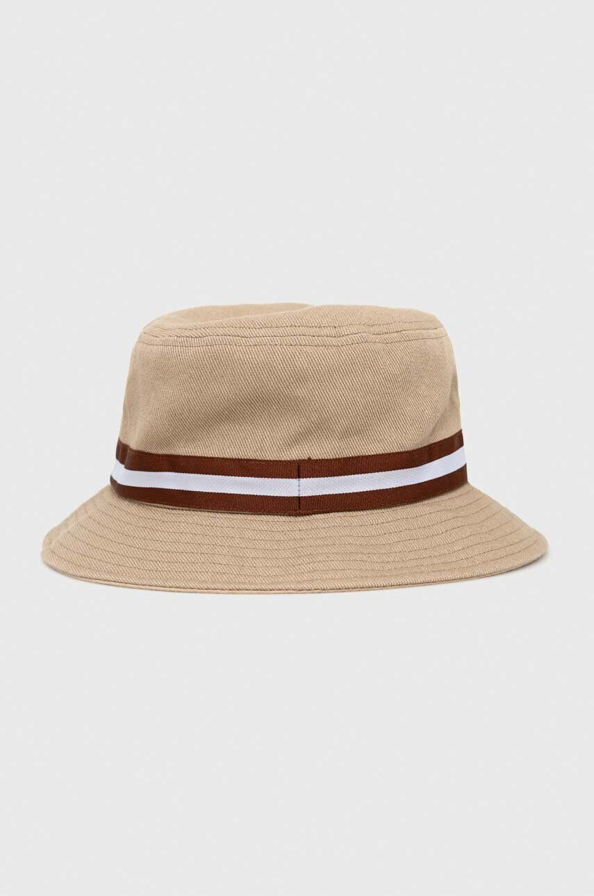 Kangol Bavlněná čepice béžová barva - Pepit.cz