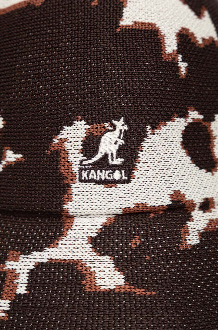 Kangol Klobouk hnědá barva - Pepit.cz