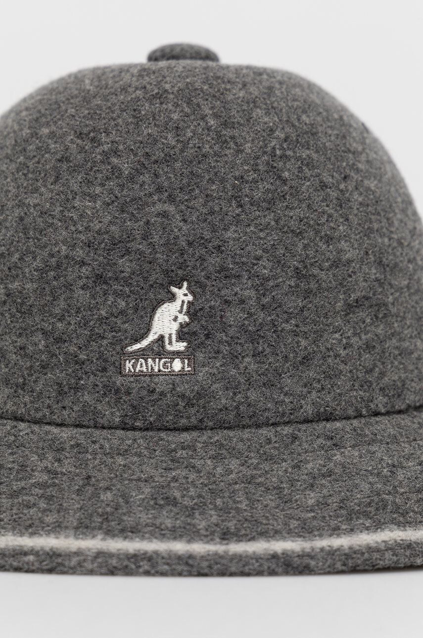 Kangol Klobouk šedá barva vlněný K3181ST.FO039-FO039 - Pepit.cz