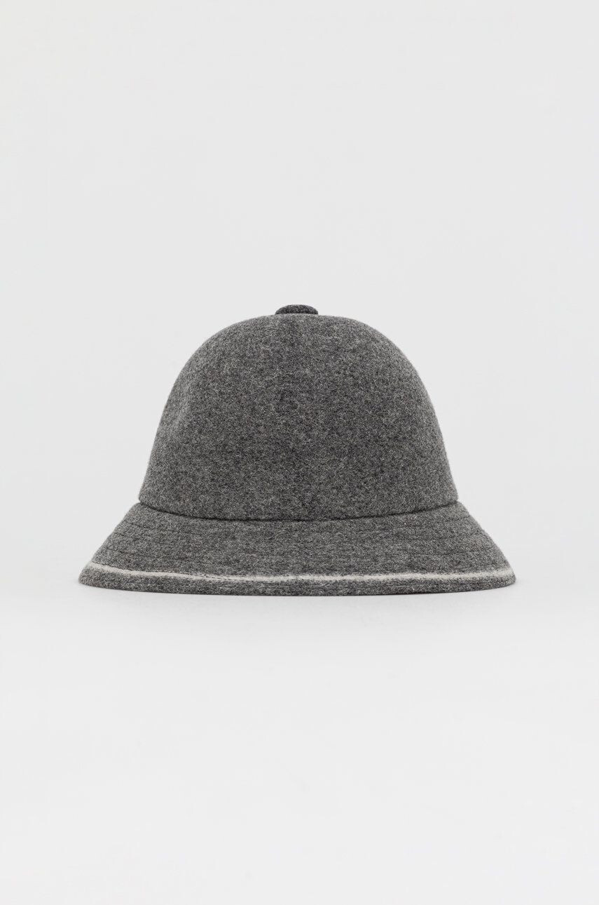 Kangol Klobouk šedá barva vlněný K3181ST.FO039-FO039 - Pepit.cz