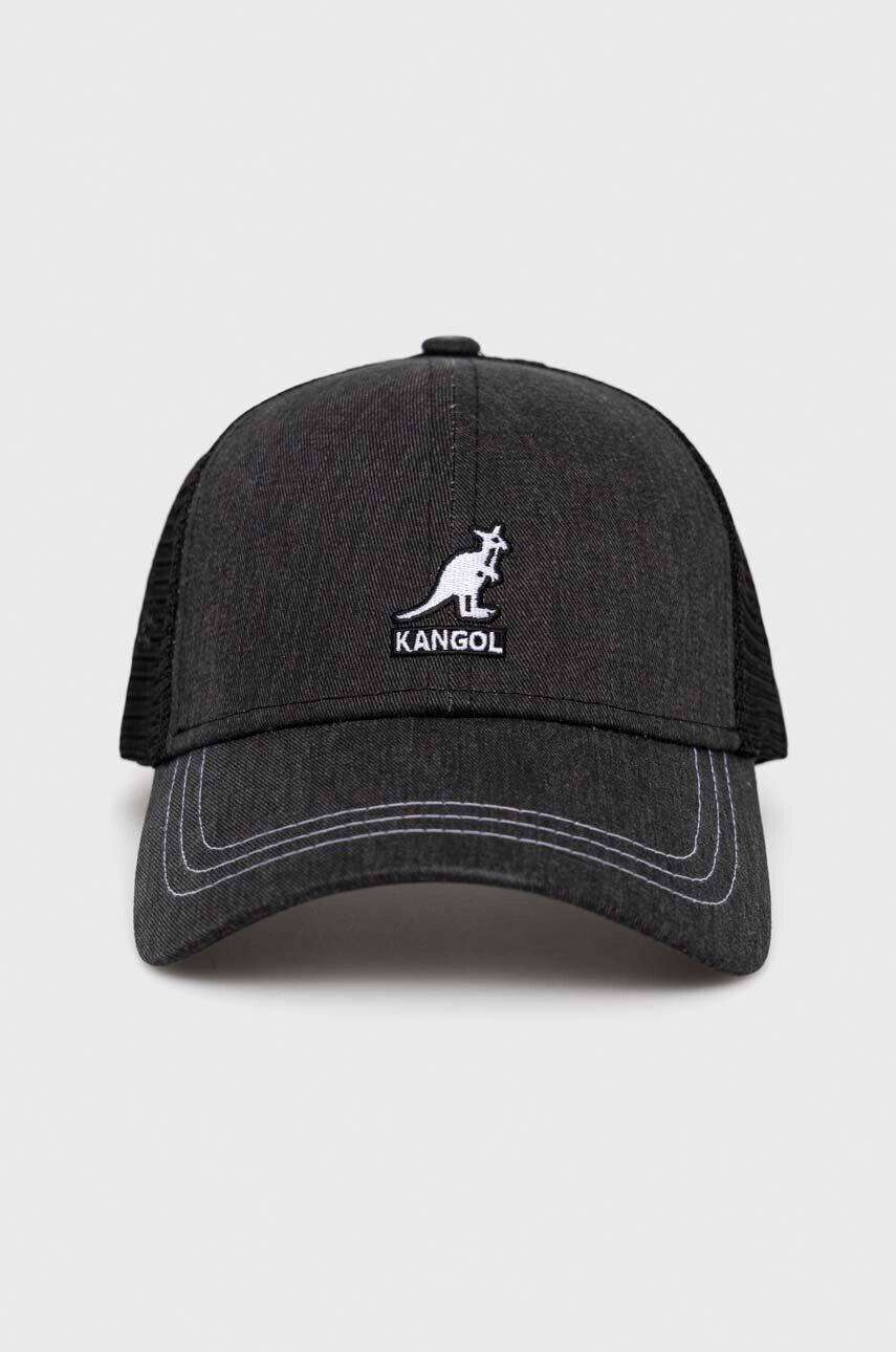 Kangol Kšiltovka černá barva hladká - Pepit.cz