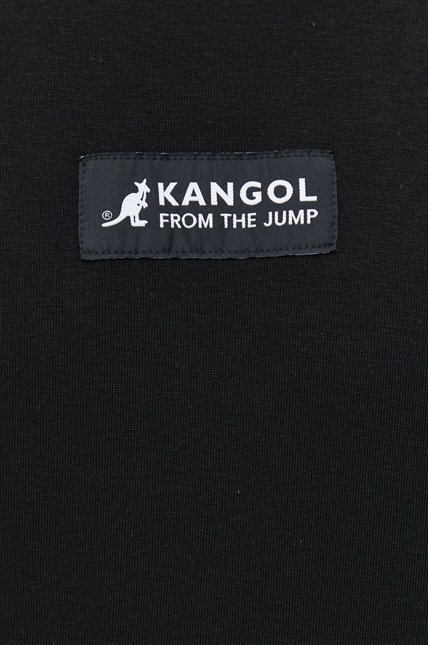 Kangol Mikina unisex černá barva s aplikací - Pepit.cz