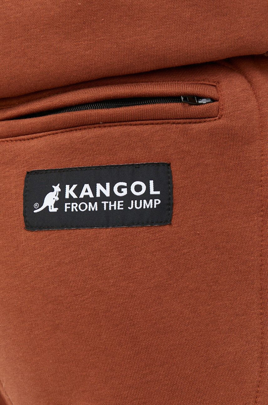 Kangol Tepláky unisex hnědá barva hladké - Pepit.cz