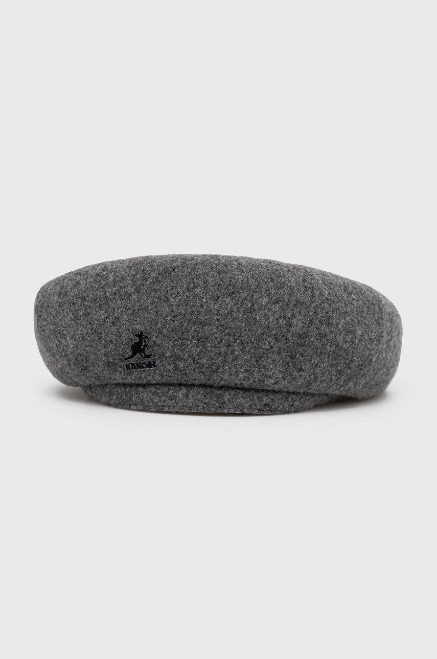 Kangol Vlněná čepice šedá barva vlněná - Pepit.cz