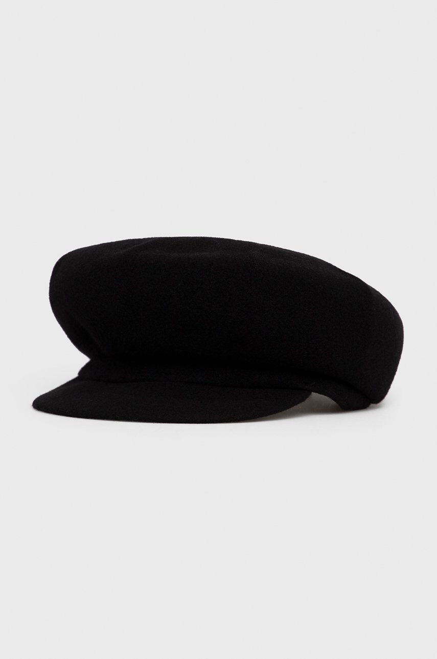 Kangol Vlněná čepice černá barva vlněná - Pepit.cz