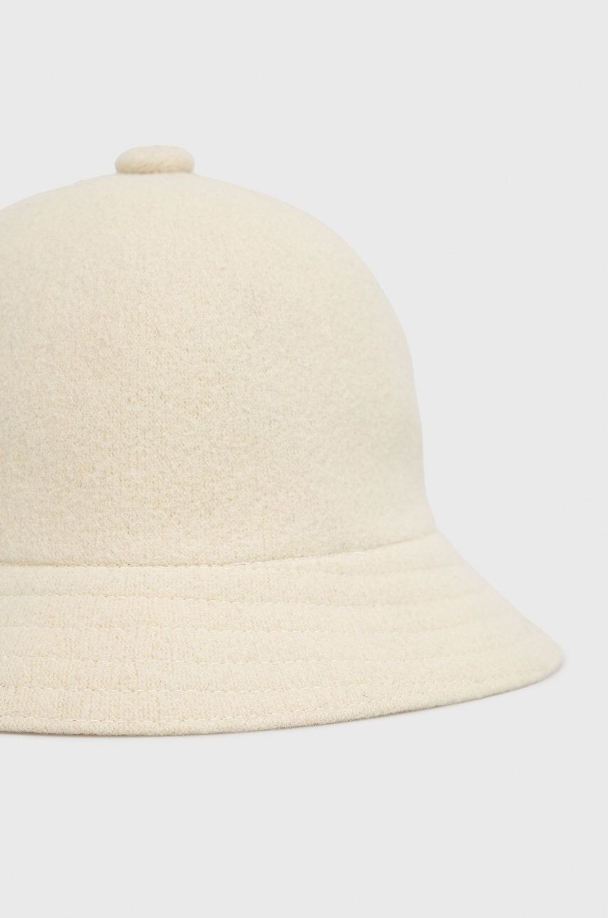 Kangol Vlněný klobouk béžová barva vlněný K3451.WH103-WH103 - Pepit.cz