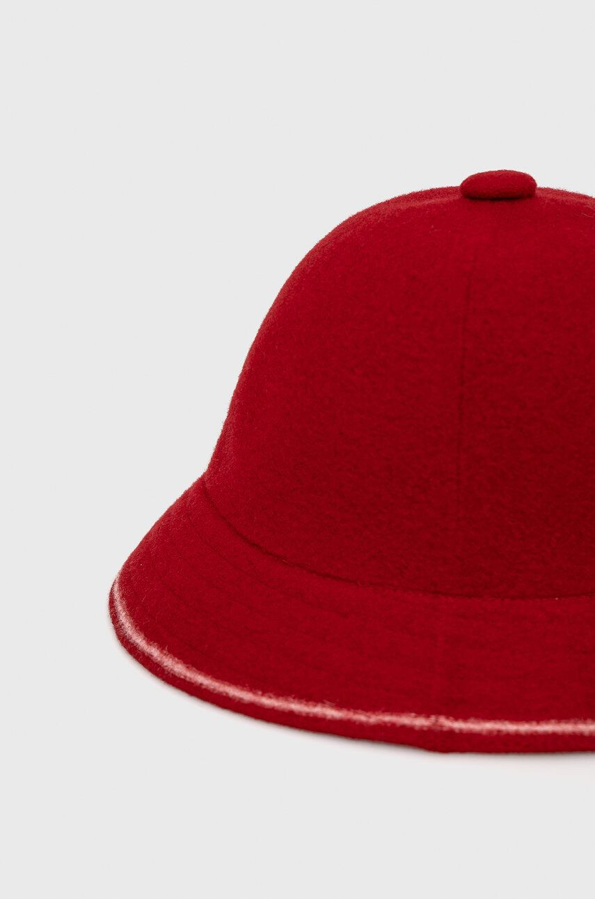 Kangol Vlněný klobouk červená barva vlněný - Pepit.cz