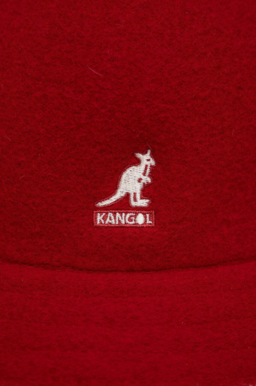 Kangol Vlněný klobouk červená barva vlněný - Pepit.cz