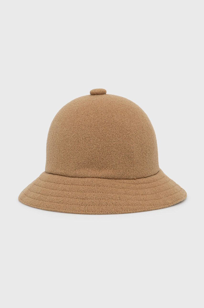 Kangol Vlněný klobouk béžová barva vlněný - Pepit.cz