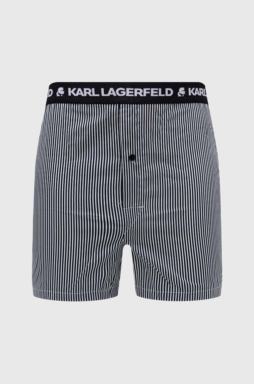 Karl Lagerfeld Bavlněné boxerky tmavomodrá barva - Pepit.cz