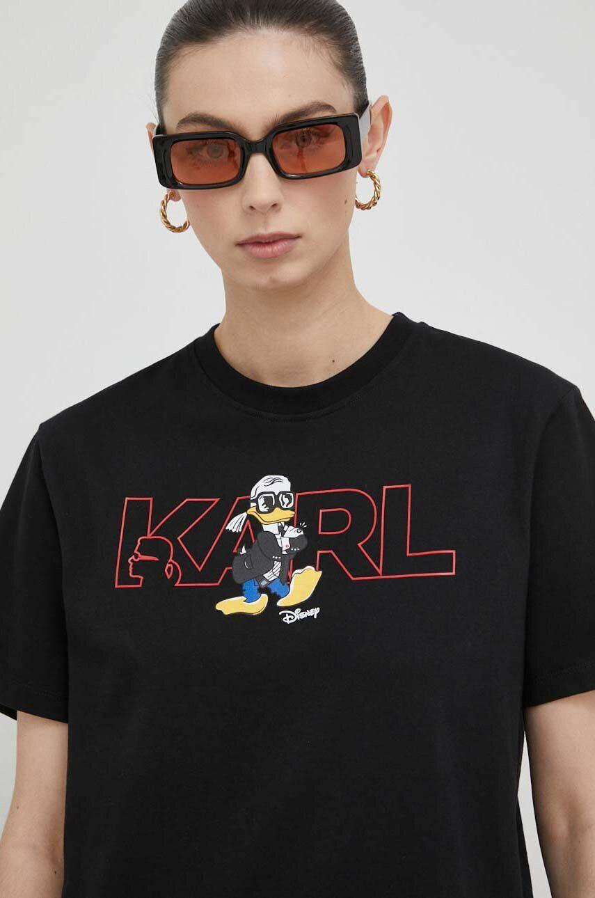 Karl Lagerfeld Bavlněné tričko x Disney - Pepit.cz