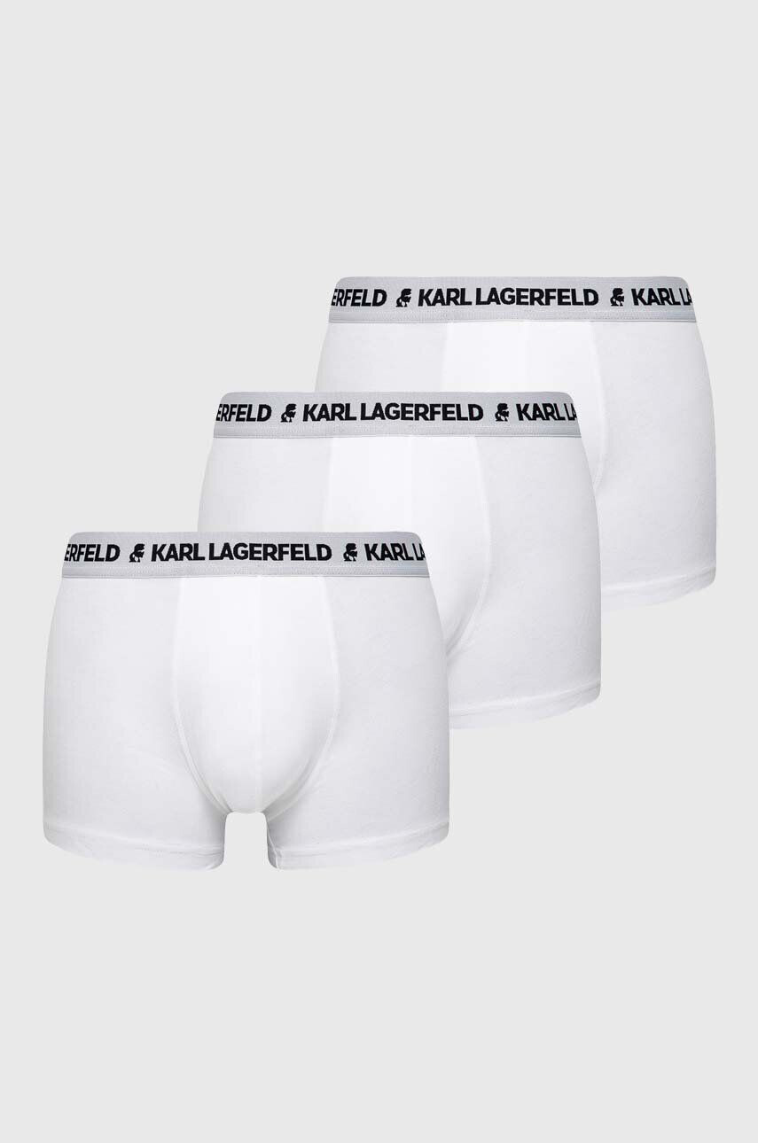 Karl Lagerfeld Boxerky 3-pack pánské bílá barva - Pepit.cz