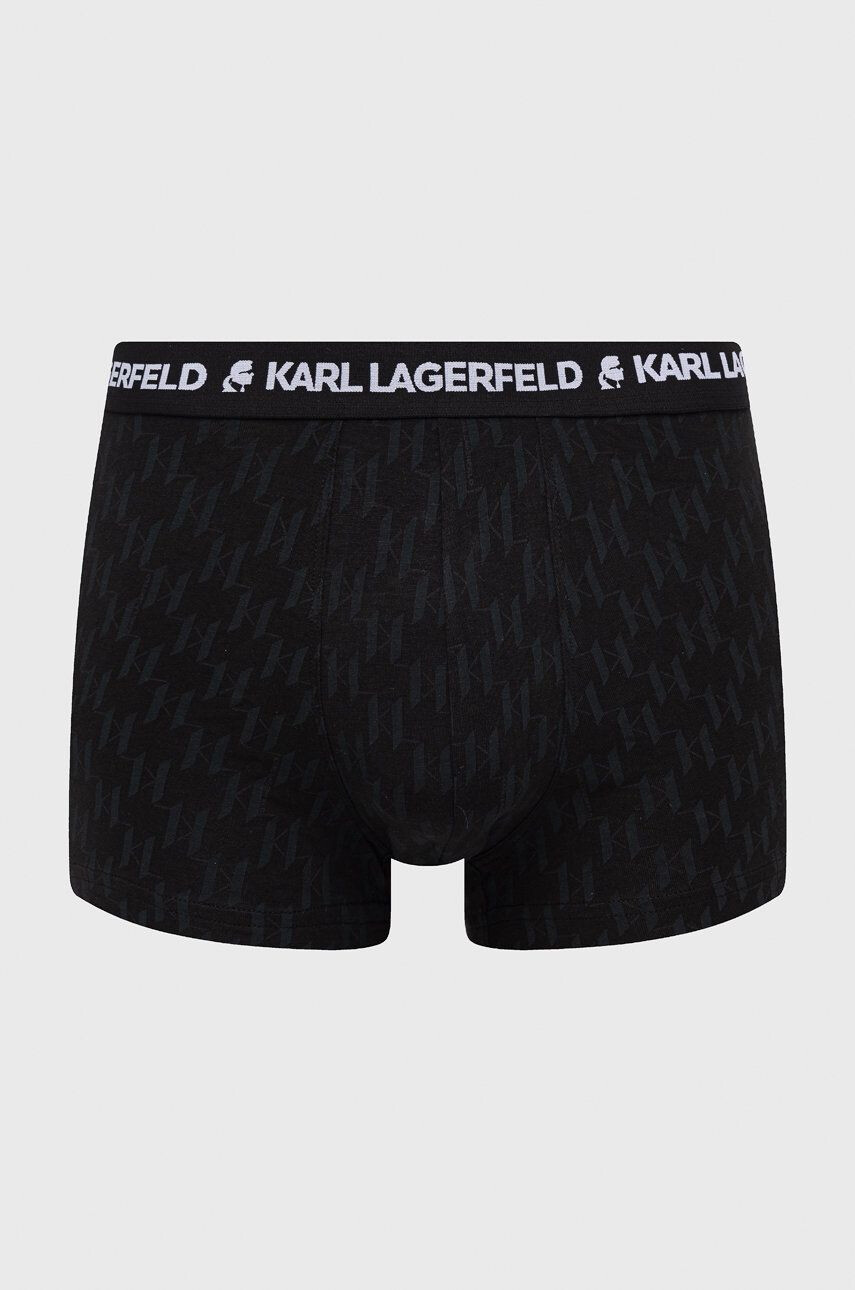 Karl Lagerfeld Boxerky pánské černá barva - Pepit.cz