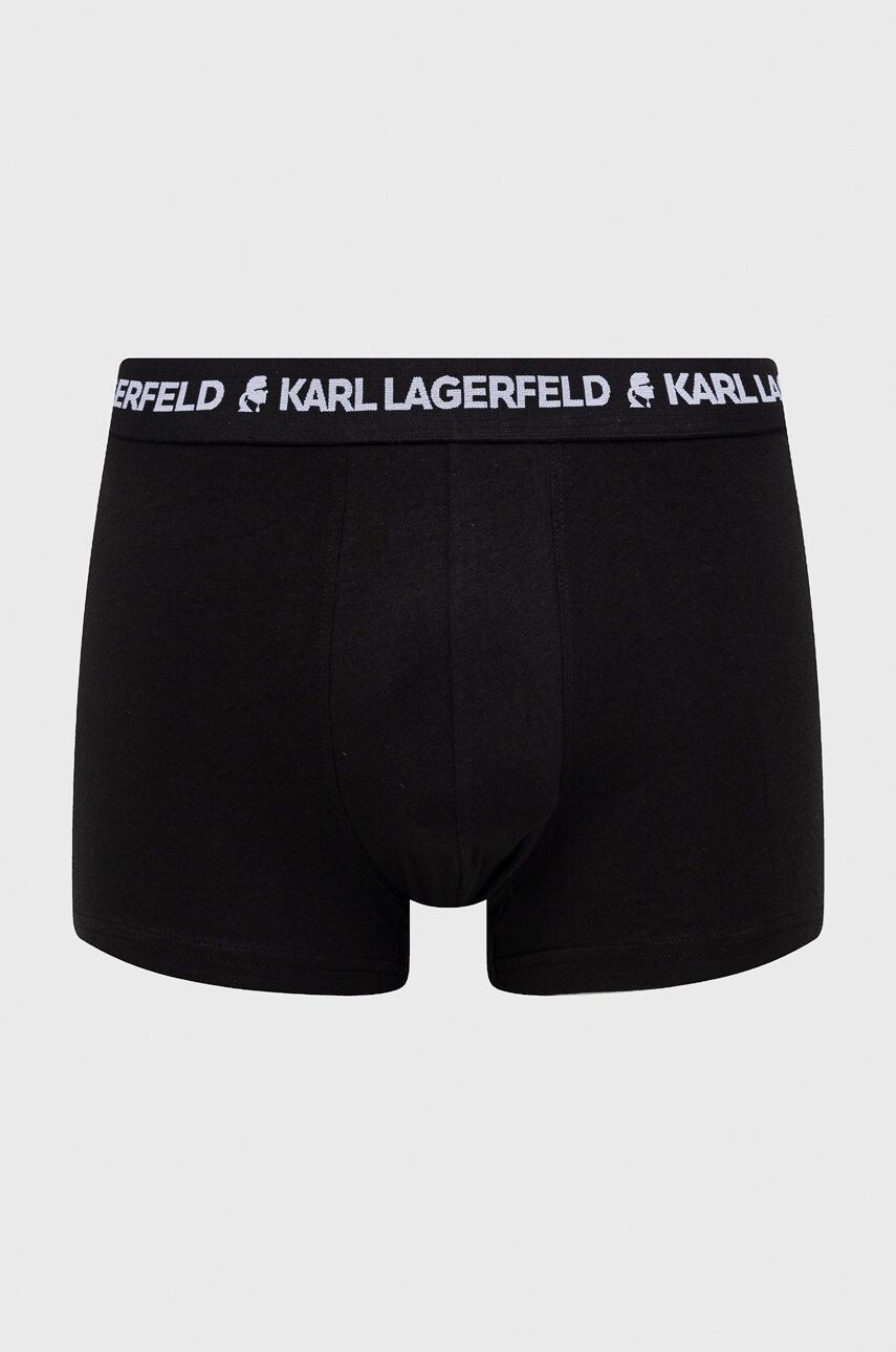 Karl Lagerfeld Boxerky pánské černá barva - Pepit.cz