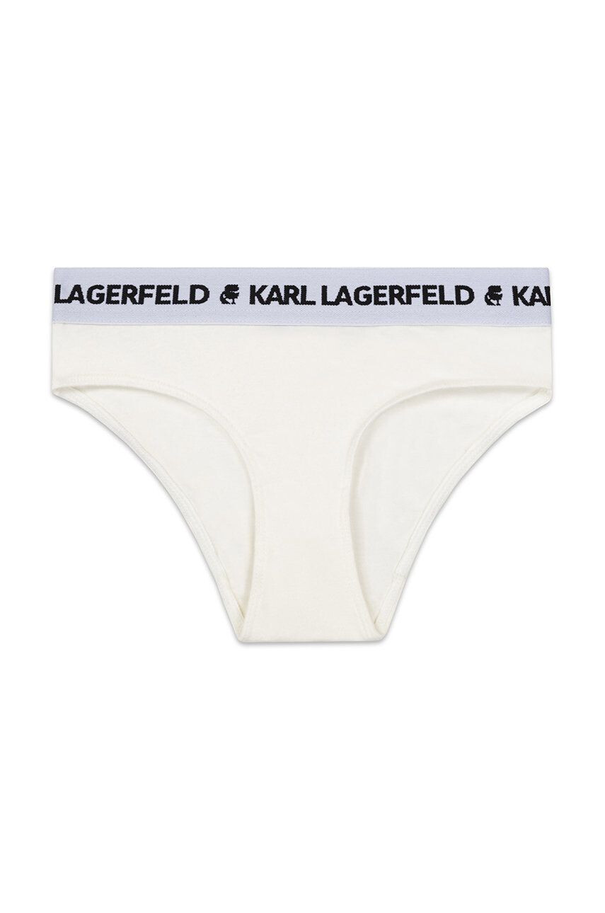 Karl Lagerfeld Dětské kalhotky (2-pack) bílá barva - Pepit.cz