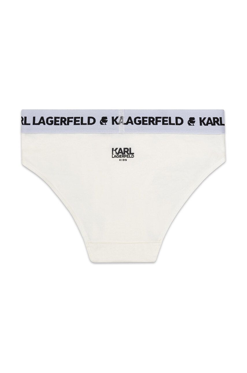 Karl Lagerfeld Dětské kalhotky (2-pack) bílá barva - Pepit.cz