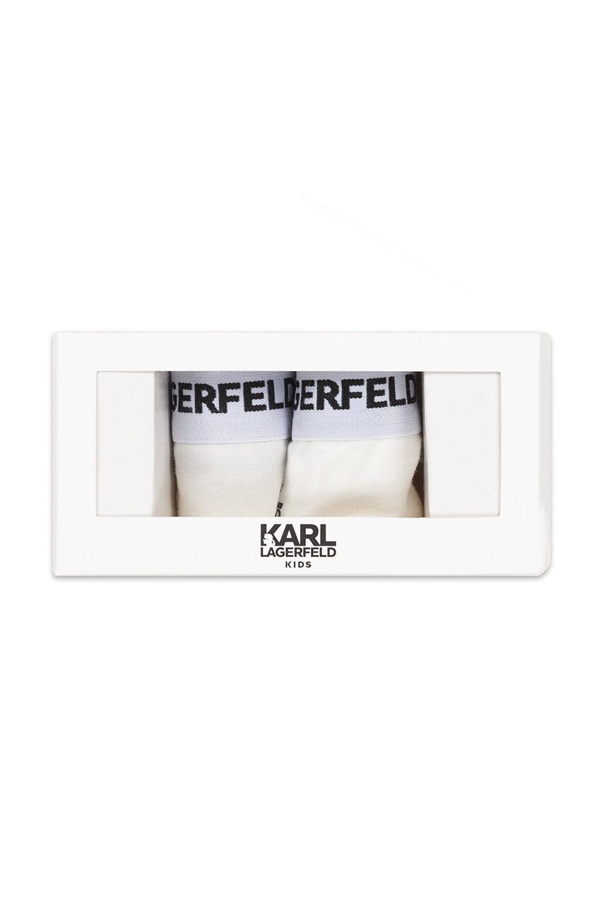 Karl Lagerfeld Dětské kalhotky (2-pack) bílá barva - Pepit.cz