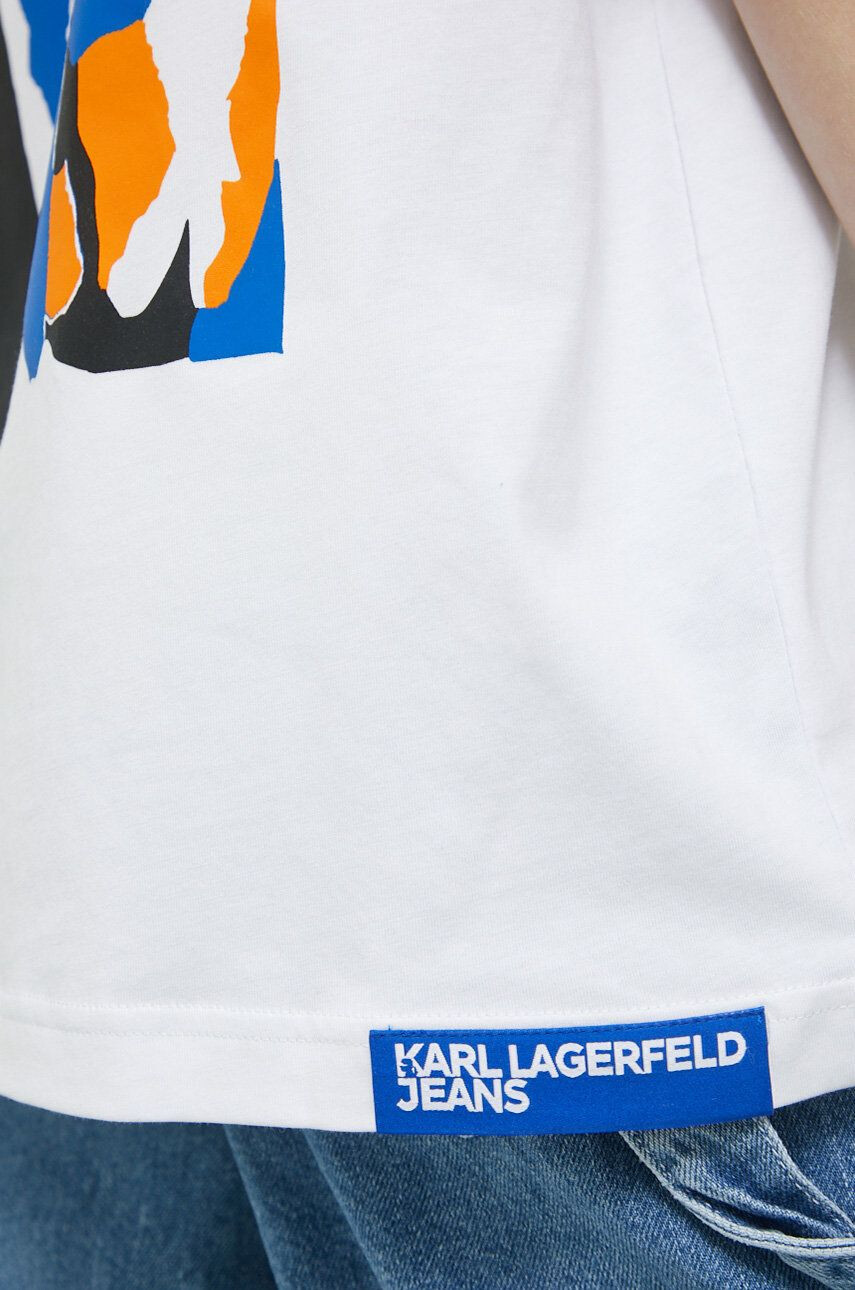 Karl Lagerfeld Jeans Bavlněné tričko - Pepit.cz