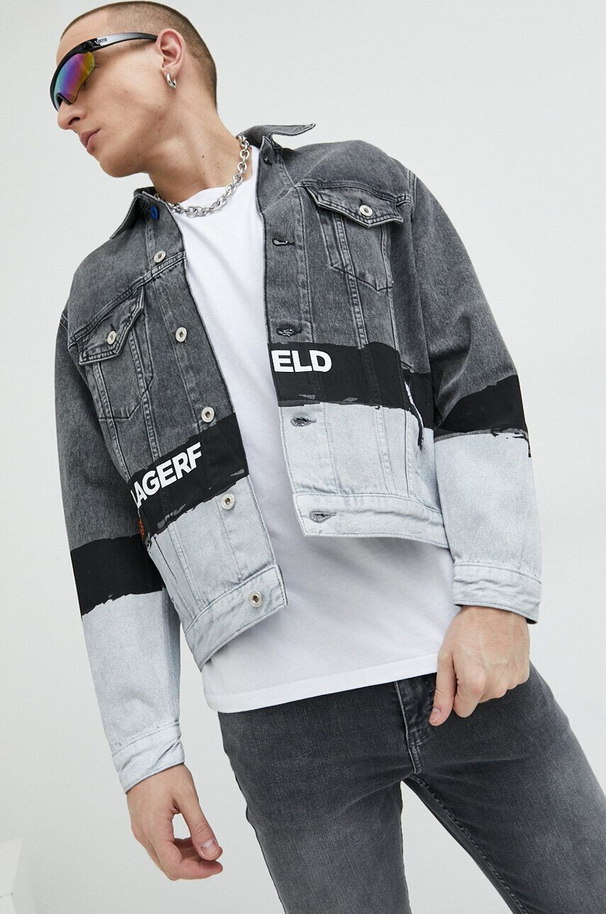 Karl Lagerfeld Jeans Džínová bunda - Pepit.cz