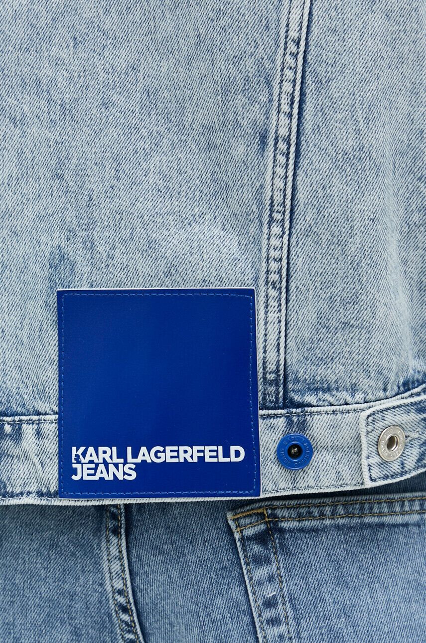 Karl Lagerfeld Jeans Džínová bunda pánská přechodná - Pepit.cz