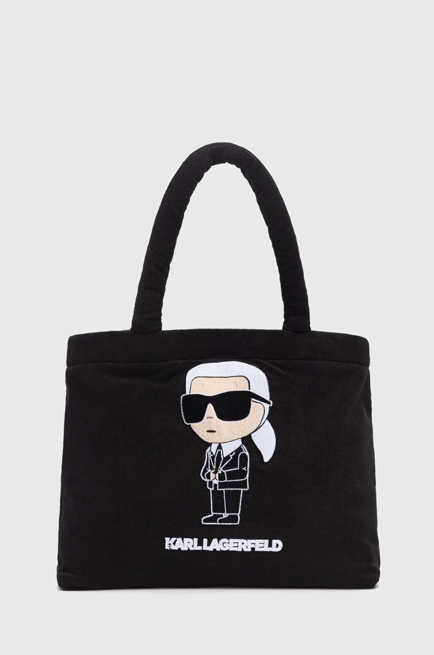 Karl Lagerfeld Kabelka černá barva - Pepit.cz