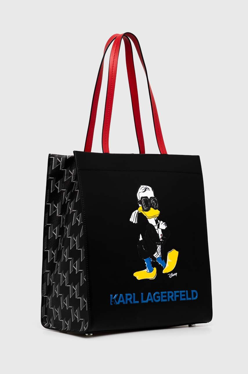 Karl Lagerfeld Kabelka x Disney černá barva - Pepit.cz