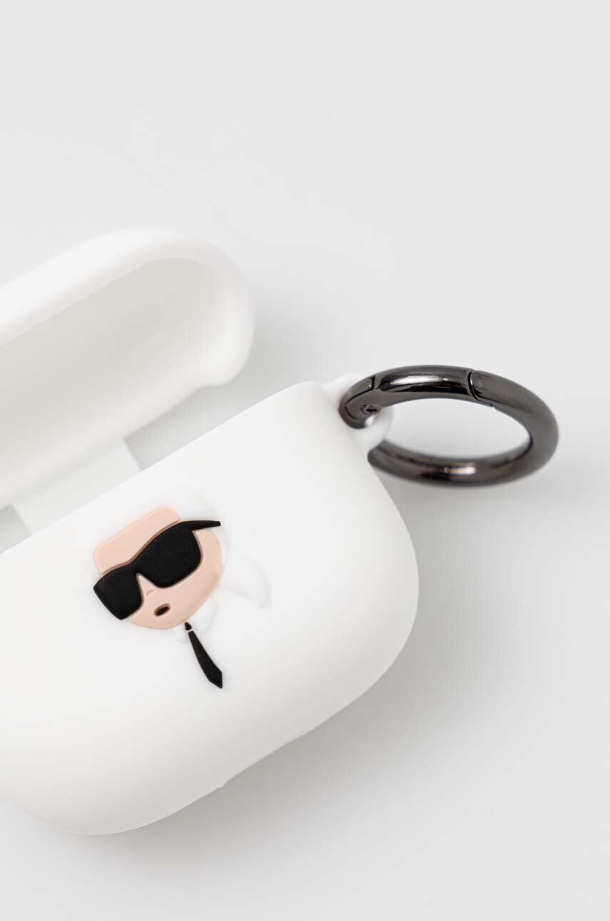 Karl Lagerfeld Kryt na airpods AirPods 3 bílá barva - Pepit.cz