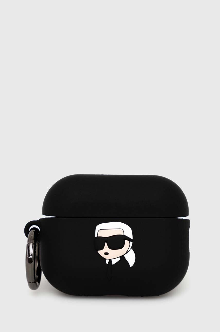 Karl Lagerfeld Kryt na airpods AirPods Pro 2 cover černá barva - Pepit.cz