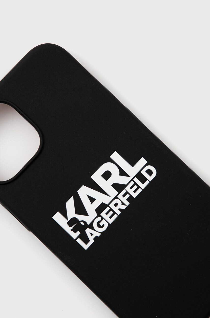 Karl Lagerfeld Obal na telefon černá barva iPhone 13 Mini - Pepit.cz