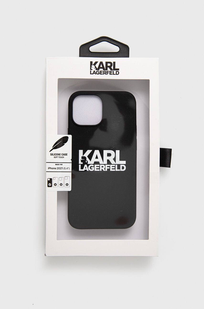 Karl Lagerfeld Obal na telefon černá barva iPhone 13 Mini - Pepit.cz