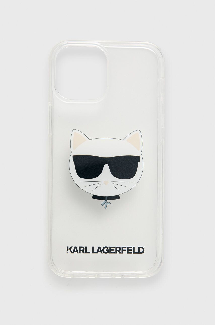 Karl Lagerfeld Obal na telefon iPhone 13 Mini KLHCP13SCTR pruhledná barva iPhone 13 Mini - Pepit.cz