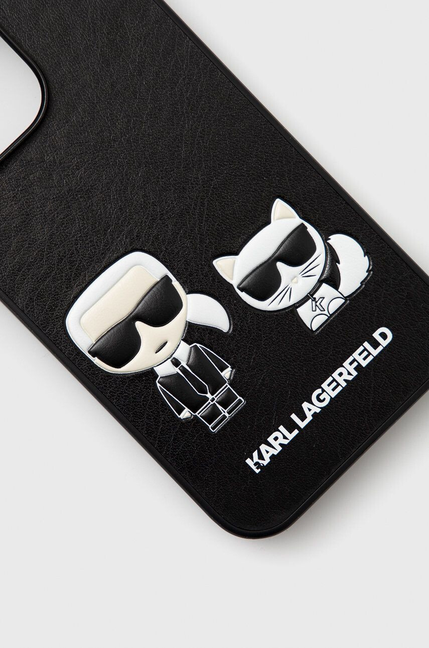 Karl Lagerfeld Obal na telefon pruhledná barva - Pepit.cz