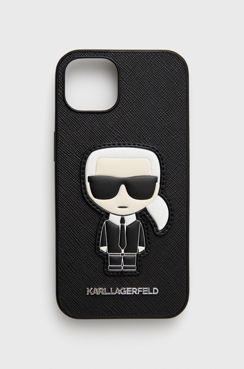 Karl Lagerfeld Obal na telefon černá barva - Pepit.cz