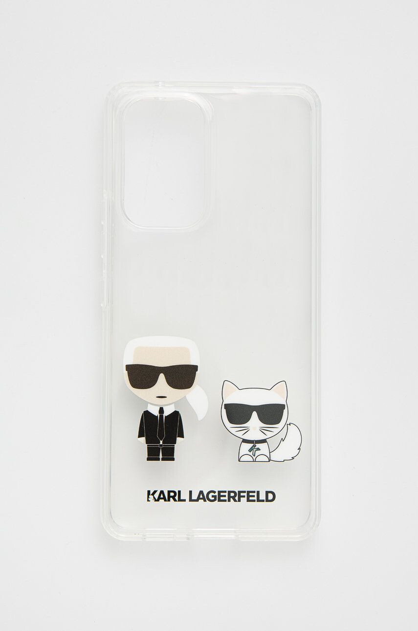 Karl Lagerfeld Obal na telefon A53 5g A536 pruhledná barva - Pepit.cz