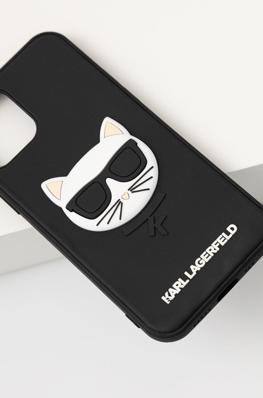 Karl Lagerfeld Obal na telefon Iphone 12/12 Pro 61'' černá barva - Pepit.cz