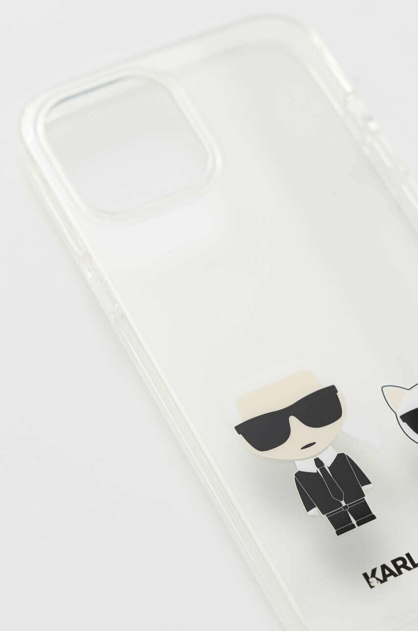 Karl Lagerfeld Obal na telefon iPhone 12 Pro Max 67'' pruhledná barva - Pepit.cz